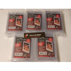 Ultra Pro - 25 (5packs of 5) - 35pt Magnetic One Touch - Gold Magnet Closure Hard Card